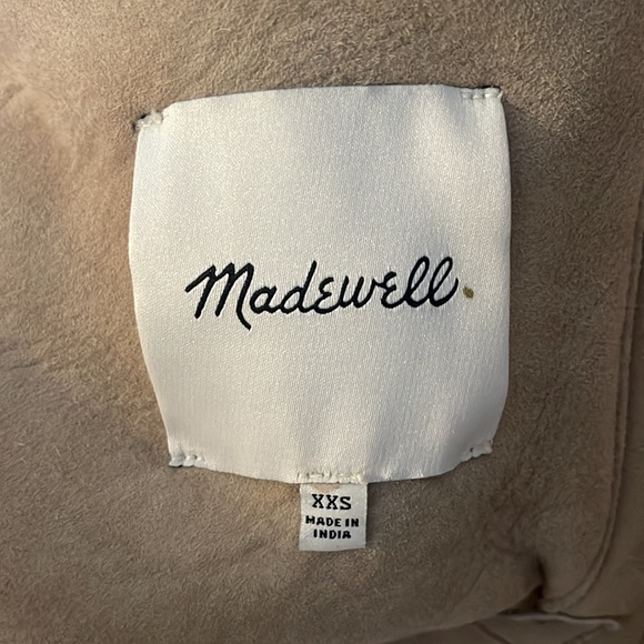 MADEWELL SHEARLING BOMBER JACKET - Picture 5 of 6